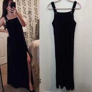 Sundance Velvet Black Jumper Dress